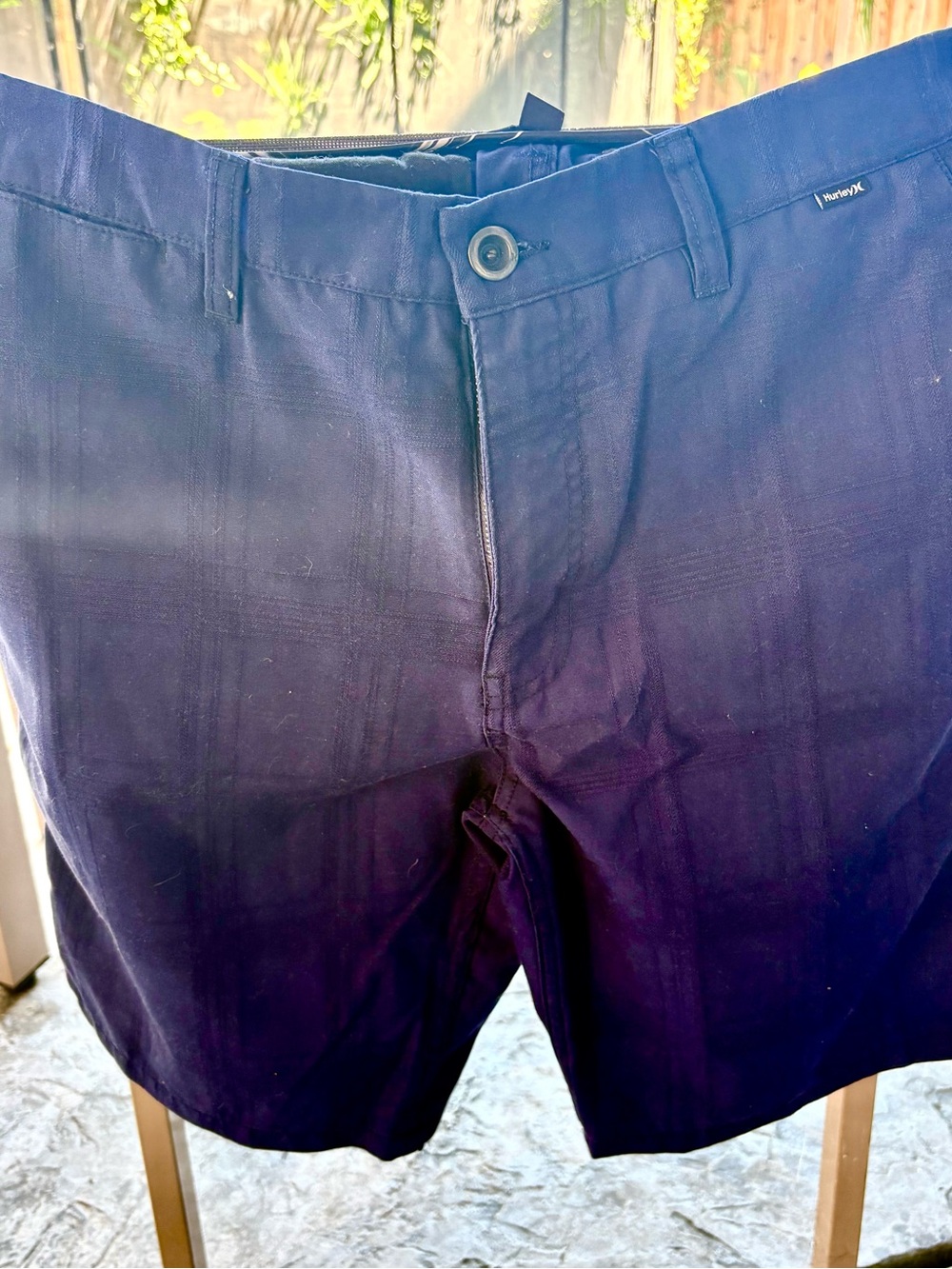 Hurley Men's Dark Navy Flat Front Chino Shorts
